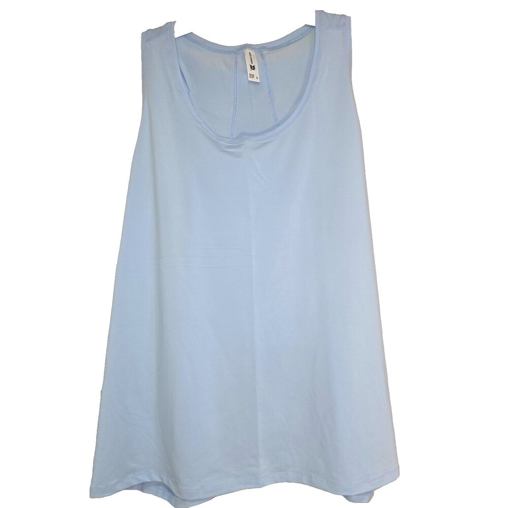 All in Motion Blue Stretch Scoop Neck Basic A-line Tank Top Women's Size 4X NEW